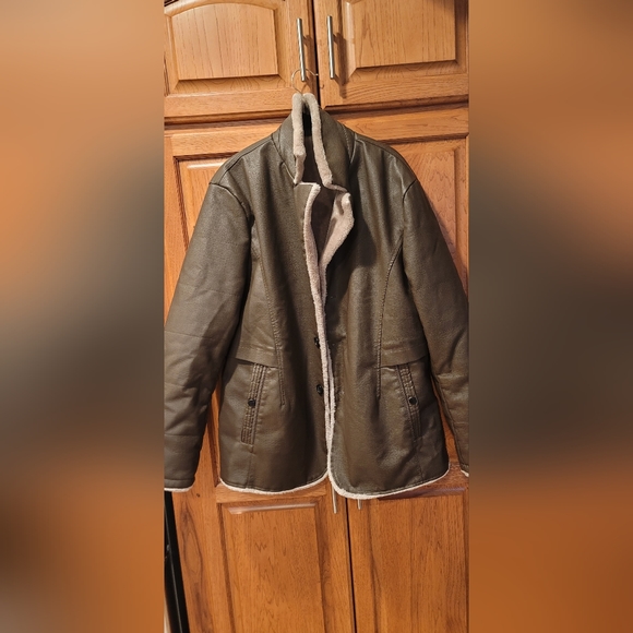 Synthetic Leather Jacket - Picture 4 of 4